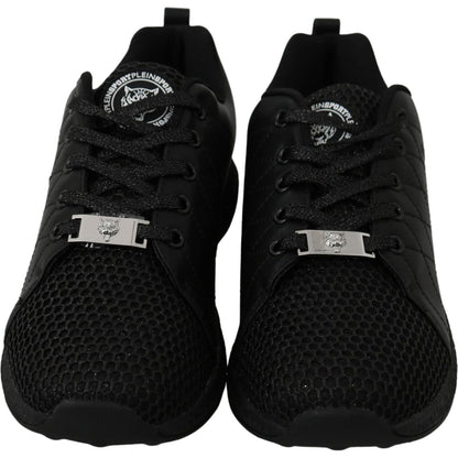 Philipp Plein Black Casual Running Sneakers Shoes Philipp Plein