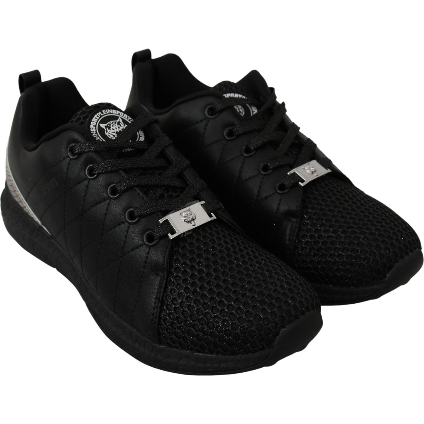 Philipp Plein Black Casual Running Sneakers Shoes Philipp Plein