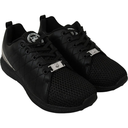 Philipp Plein Black Casual Running Sneakers Shoes Philipp Plein