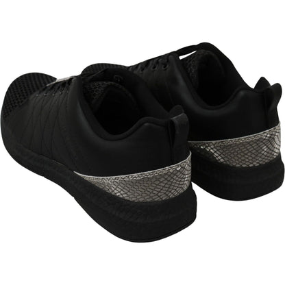 Philipp Plein Black Casual Running Sneakers Shoes Philipp Plein