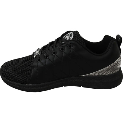 Philipp Plein Black Casual Running Sneakers Shoes Philipp Plein