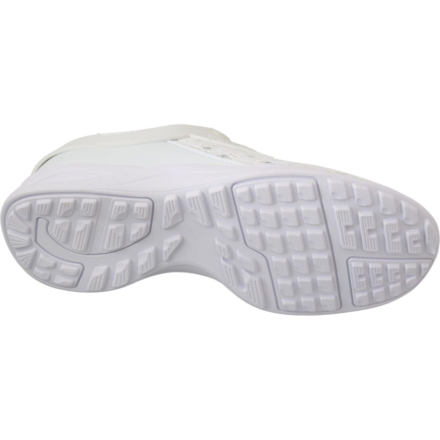 Philipp Plein White Polyester Casual Sneakers Shoes Philipp Plein