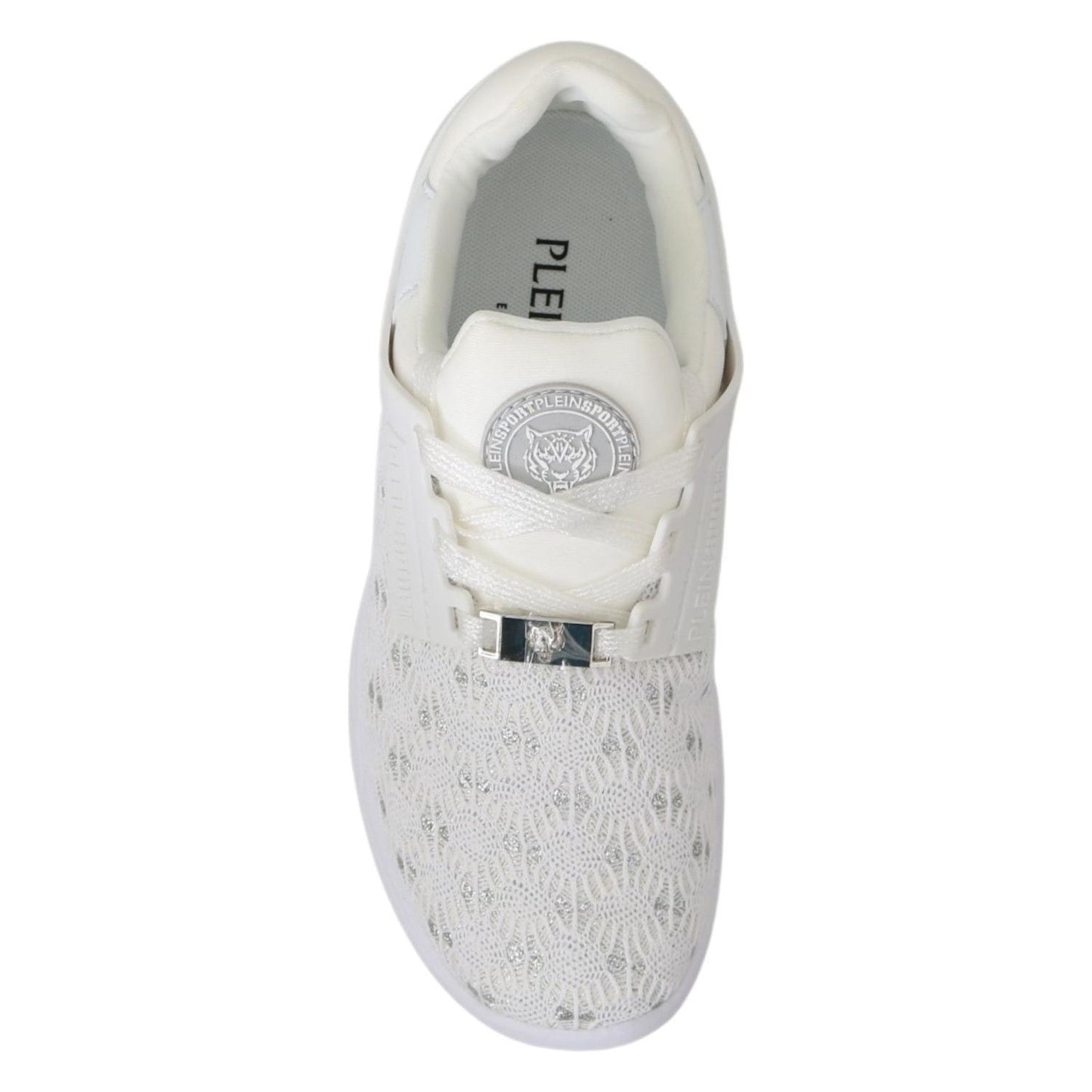 Philipp Plein White Polyester Casual Sneakers Shoes Philipp Plein