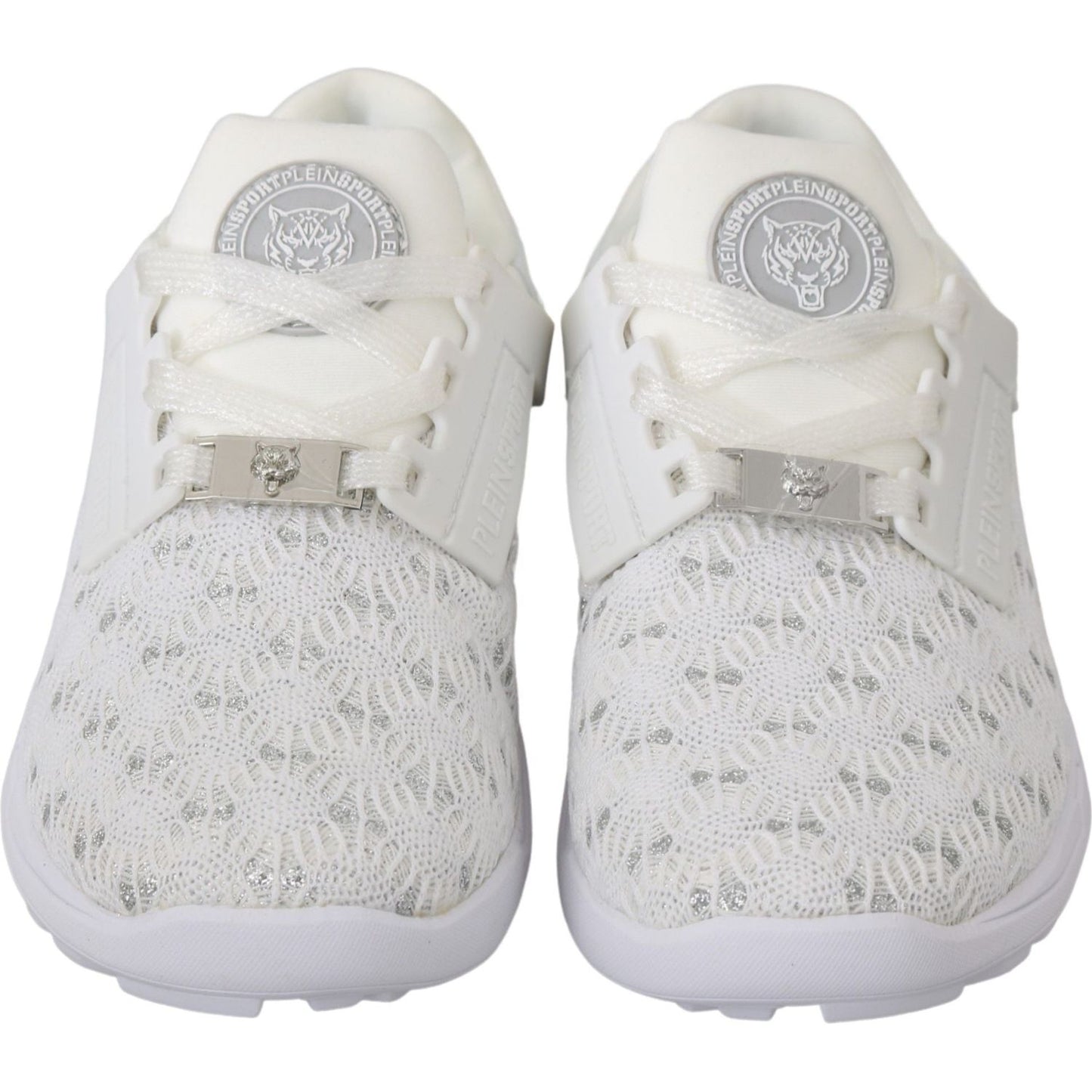 Philipp Plein White Polyester Casual Sneakers Shoes Philipp Plein