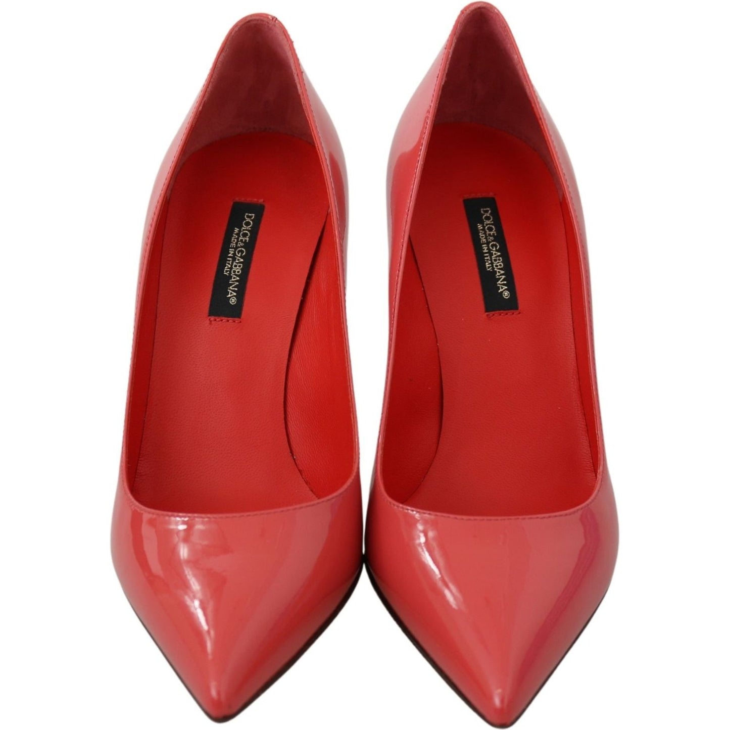 Dolce & Gabbana Dark Pink Patent Leather Heels Pumps Dolce & Gabbana
