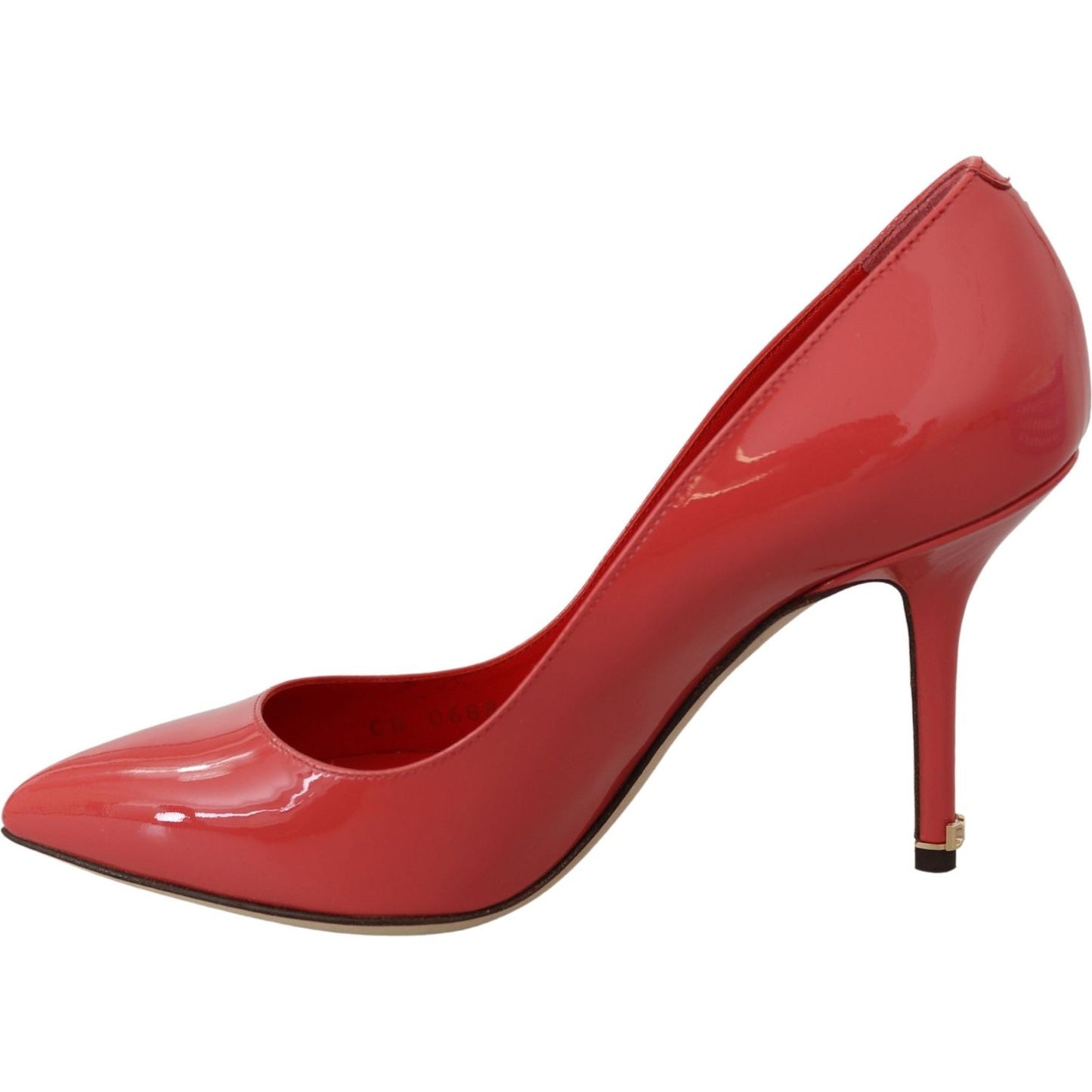 Dolce & Gabbana Dark Pink Patent Leather Heels Pumps Dolce & Gabbana