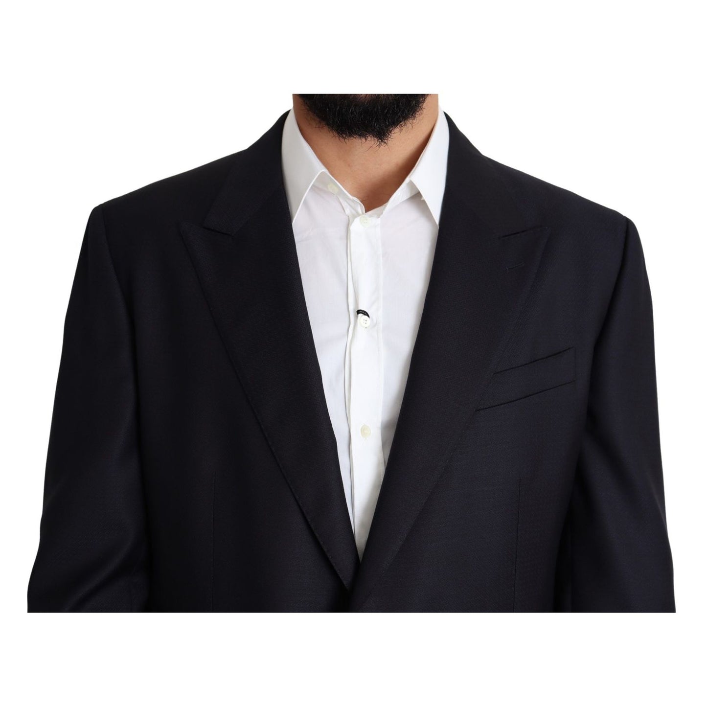 Dolce & Gabbana Black Wool Single Breasted NAPOLI Blazer