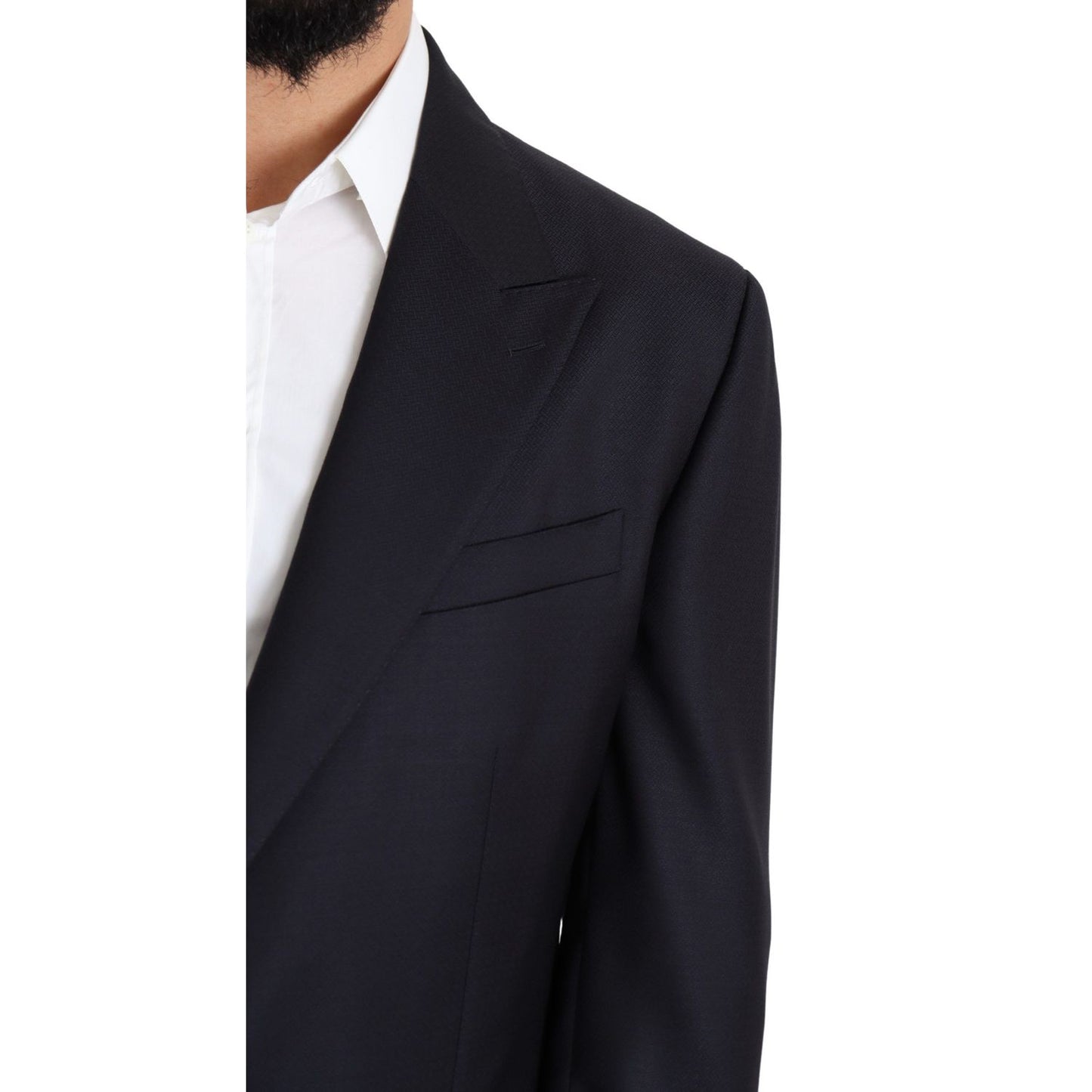 Dolce & Gabbana Black Wool Single Breasted NAPOLI Blazer