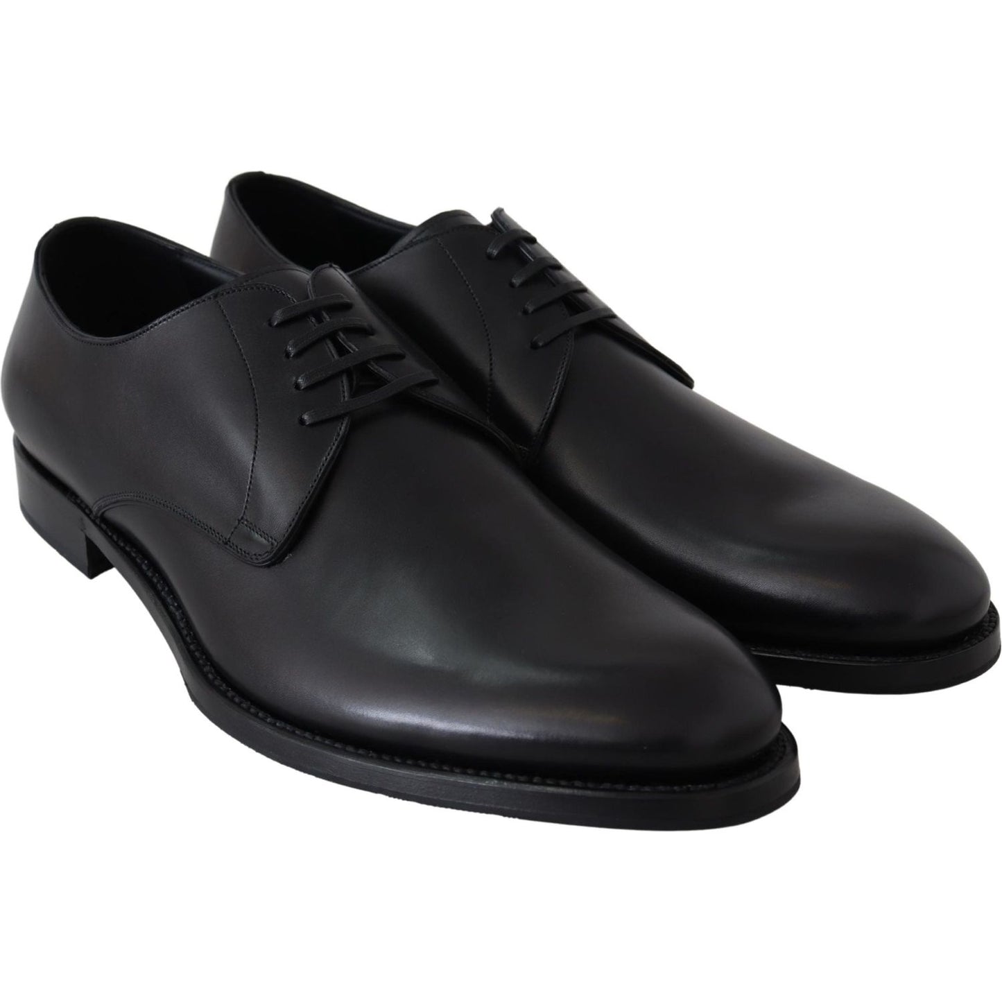 Dolce & Gabbana Black Leather SARTORIA Hand Made Shoes Dolce & Gabbana