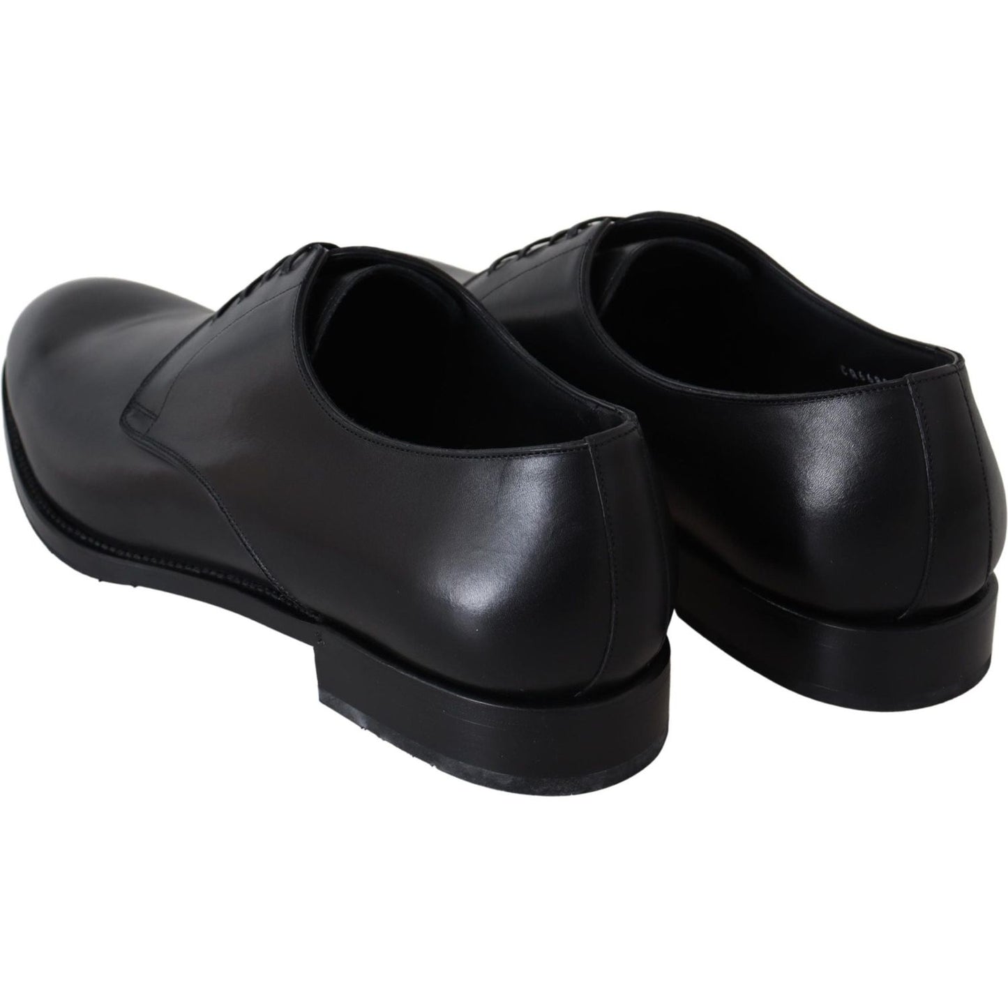 Dolce & Gabbana Black Leather SARTORIA Hand Made Shoes Dolce & Gabbana