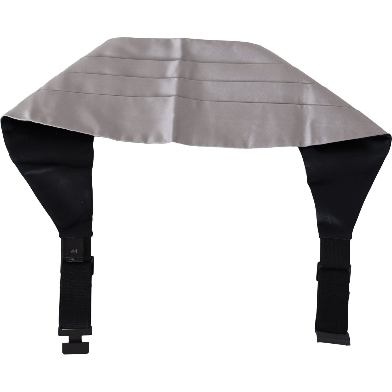 Dolce & Gabbana Gray Men Waist Belt 100% Silk Cummerbund