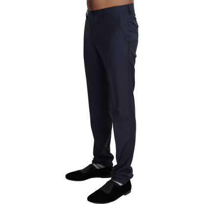 Dolce & Gabbana Navy Blue Dress Formal Men Trouser Pants Dolce & Gabbana