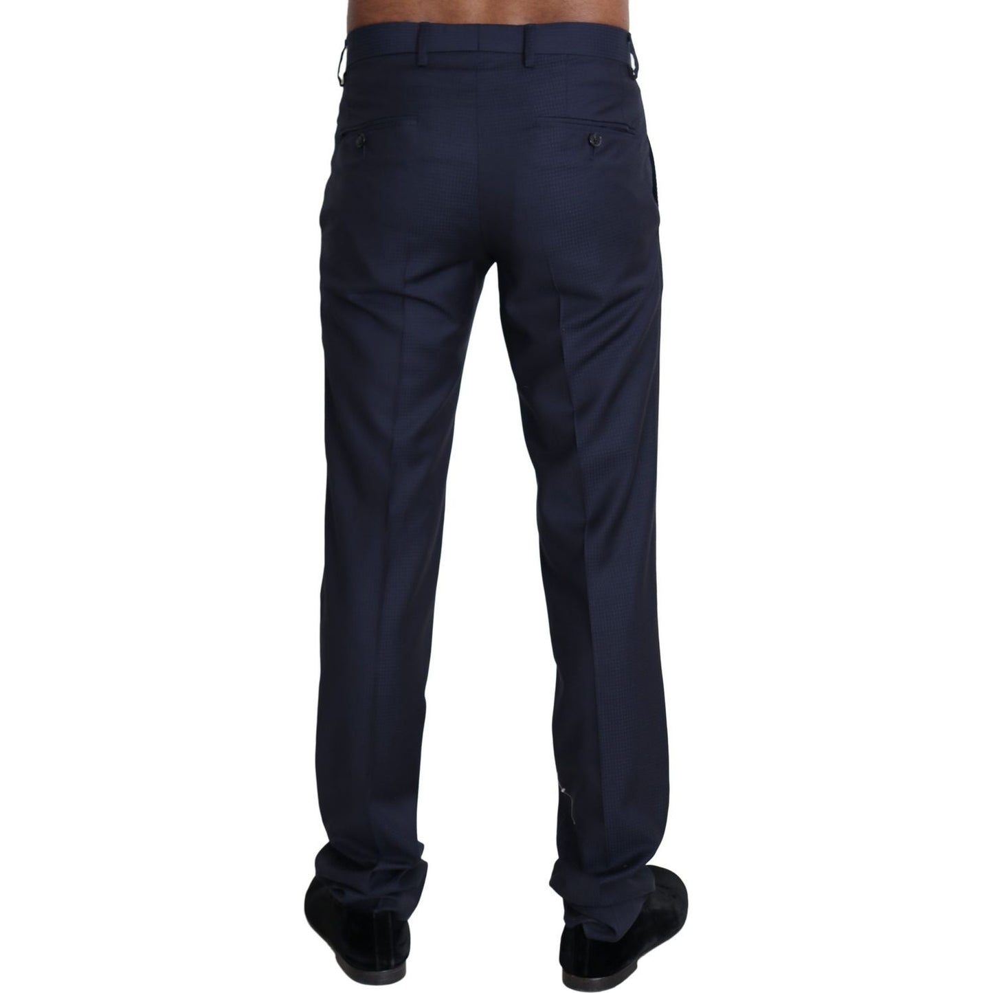 Dolce & Gabbana Navy Blue Dress Formal Men Trouser Pants Dolce & Gabbana