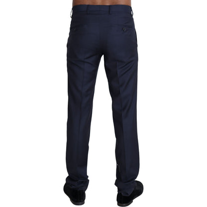 Dolce & Gabbana Navy Blue Dress Formal Men Trouser Pants Dolce & Gabbana