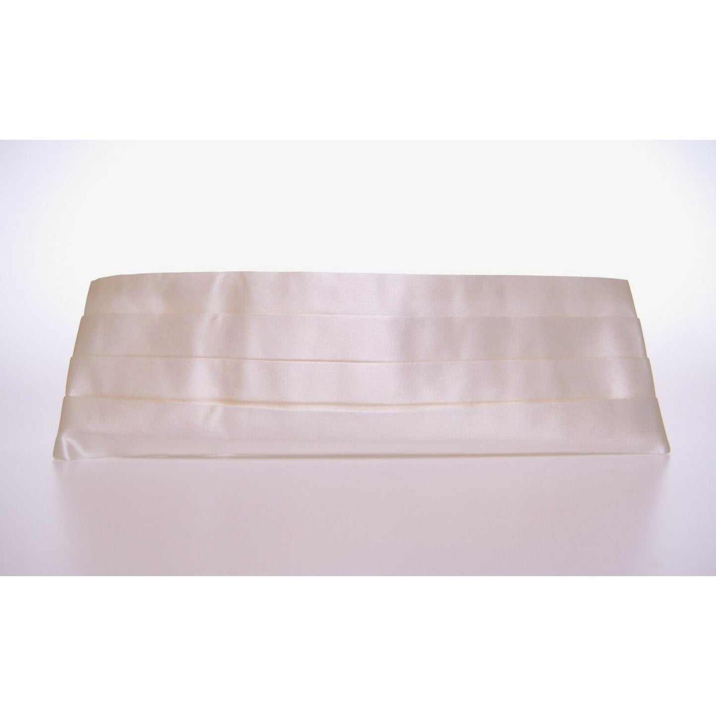 Dolce & Gabbana White Waist Tuxedo Smoking Belt Cummerbund Dolce & Gabbana