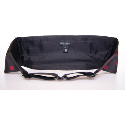 Dolce & Gabbana Black Waist Smoking Tuxedo Cummerbund Belt Dolce & Gabbana