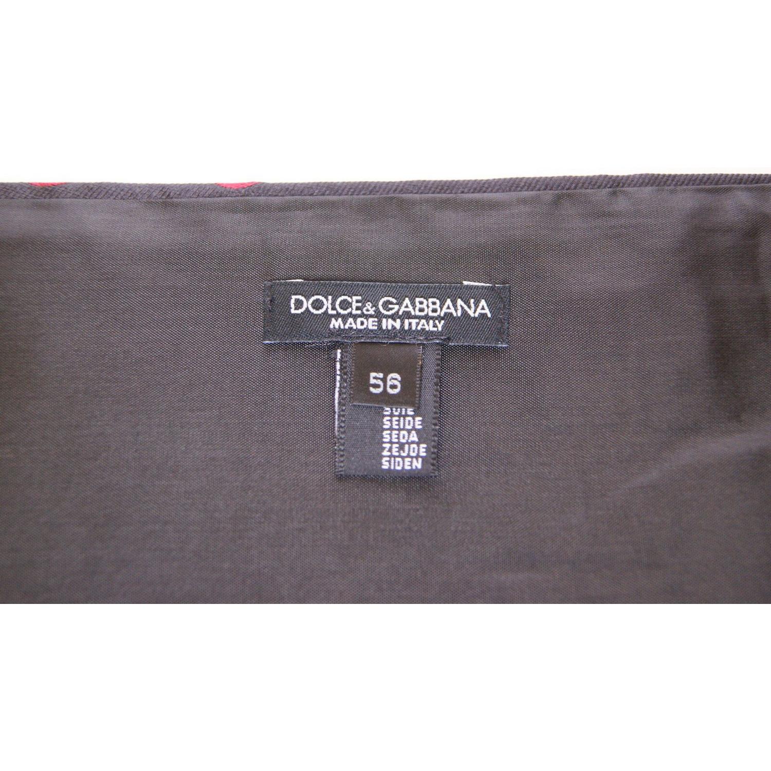Dolce & Gabbana Black Waist Smoking Tuxedo Cummerbund Belt
