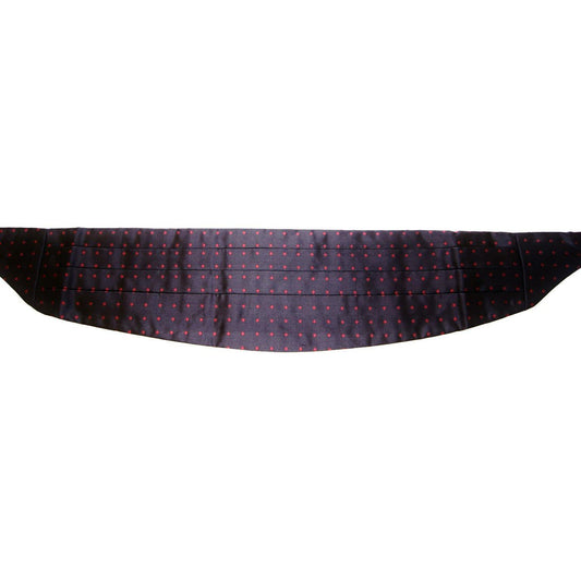 Dolce & Gabbana Black Waist Tuxedo Smoking Belt Cummerbund