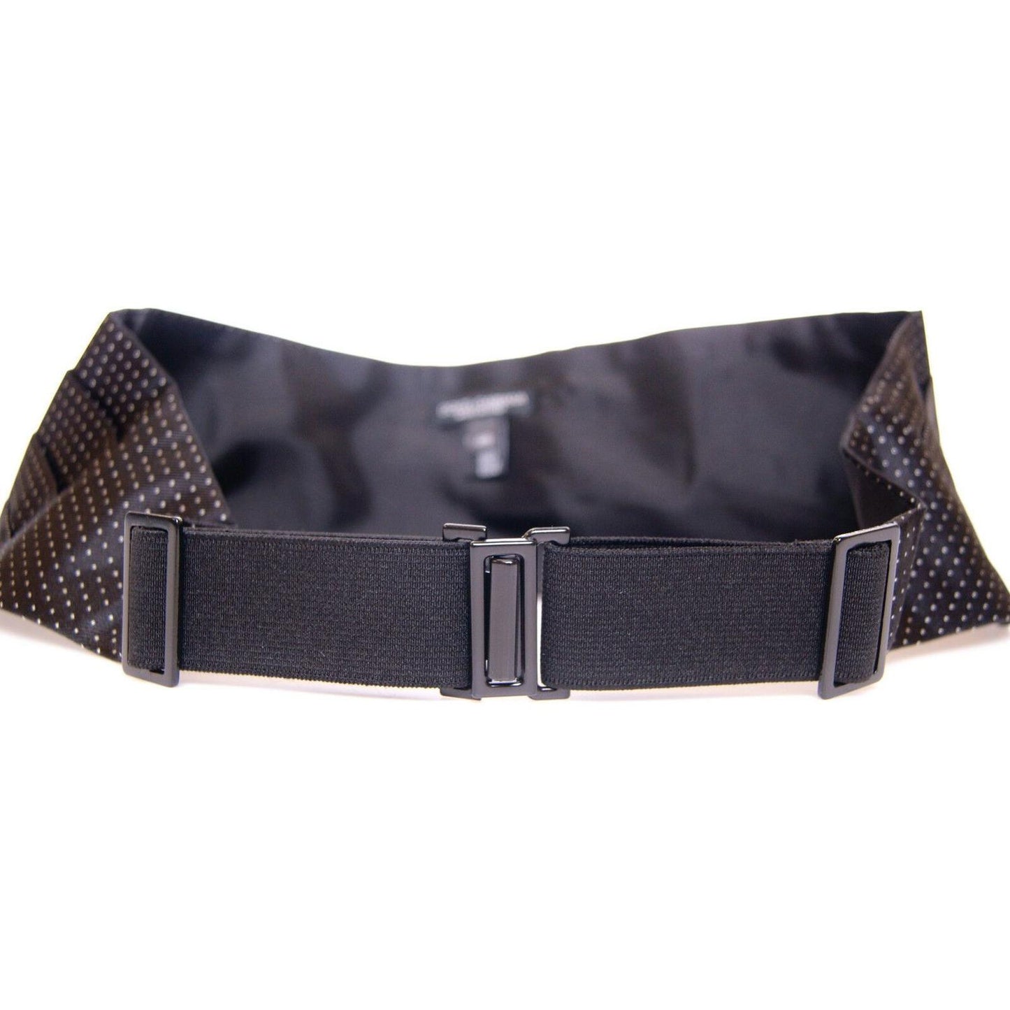 Dolce & Gabbana Black Waist Smoking Tuxedo Cummerbund Belt Dolce & Gabbana