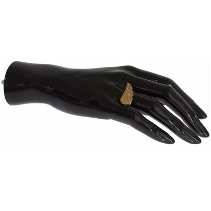 Nialaya Womens Clear CZ Gold 925 Silver Authentic Ring Nialaya