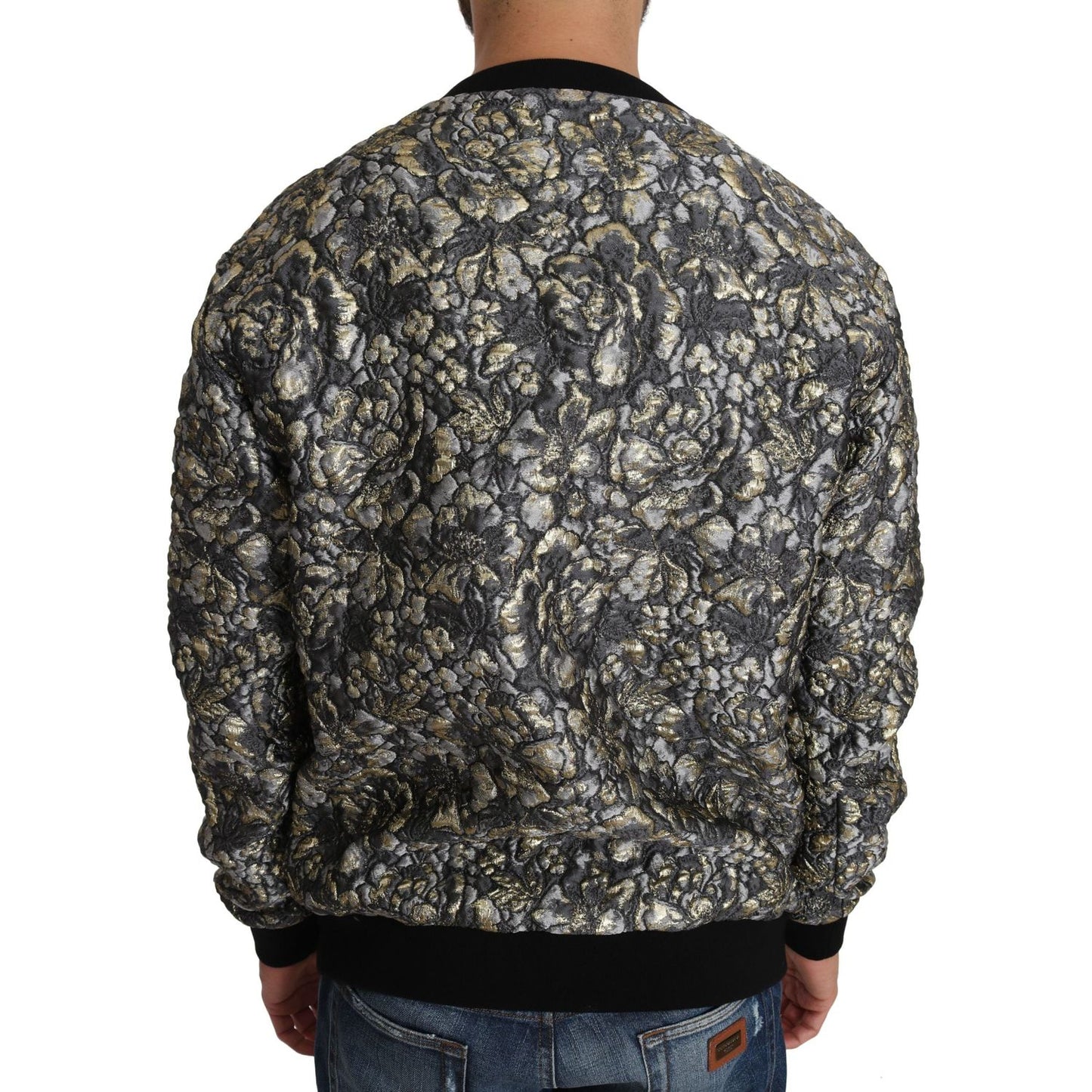 Dolce & Gabbana Multicolor SAMBA Jacquard Palmtree Pullover Sweater Dolce & Gabbana