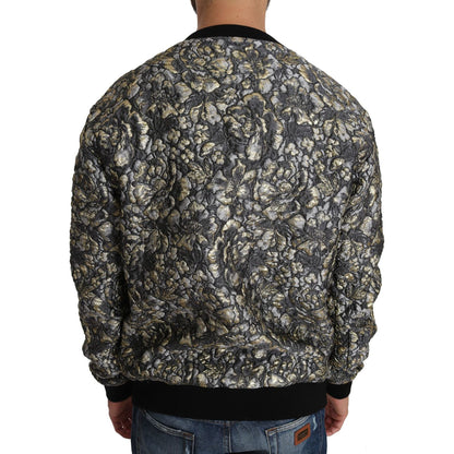 Dolce & Gabbana Multicolor SAMBA Jacquard Palmtree Pullover Sweater Dolce & Gabbana