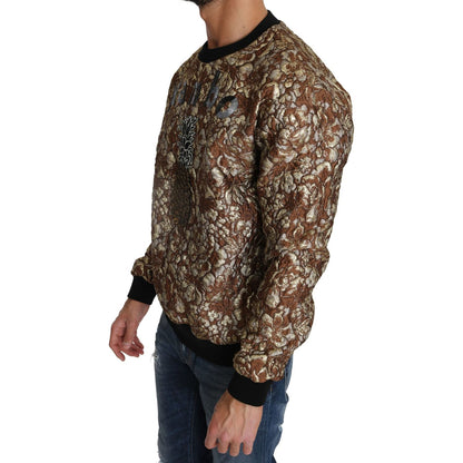 Dolce & Gabbana Multicolor MAMBO Jacquard Pineapple Pullover Sweater Dolce & Gabbana