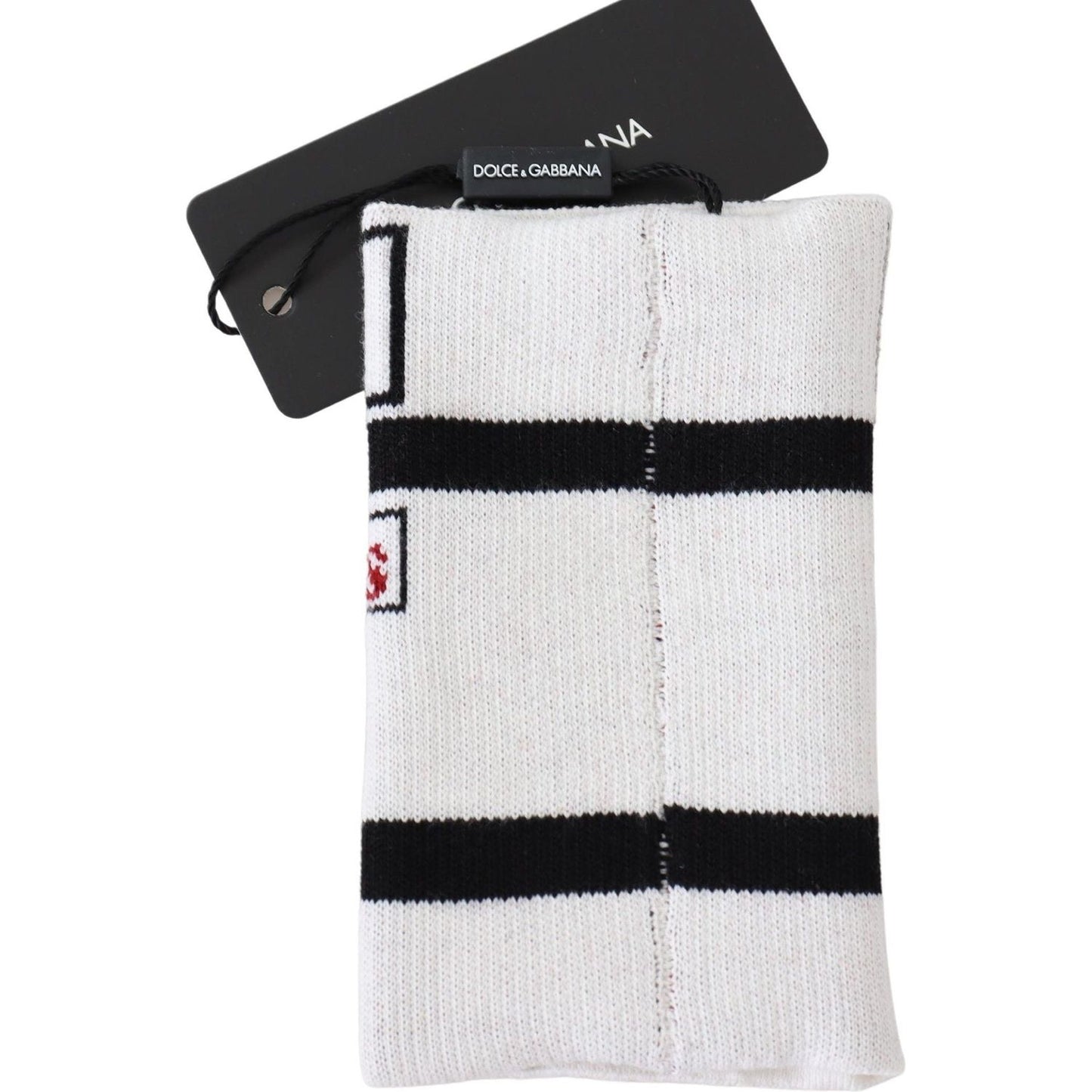 Dolce & Gabbana Multicolor Wool Knit D&G Love Wristband Wrap Dolce & Gabbana