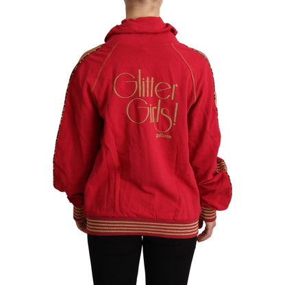 John Galliano Red Full Zip Jacket Sweatshirt Hooded Sweater John Galliano
