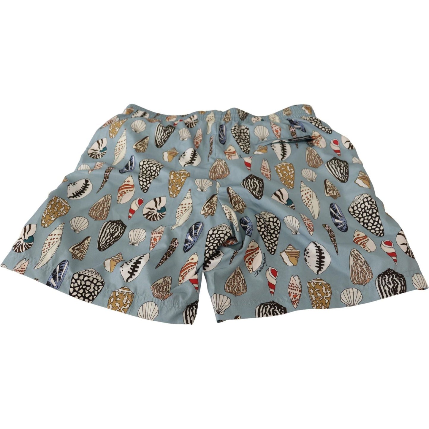Dolce & Gabbana Blue Seashell Beachwear Swimwear Shorts Dolce & Gabbana