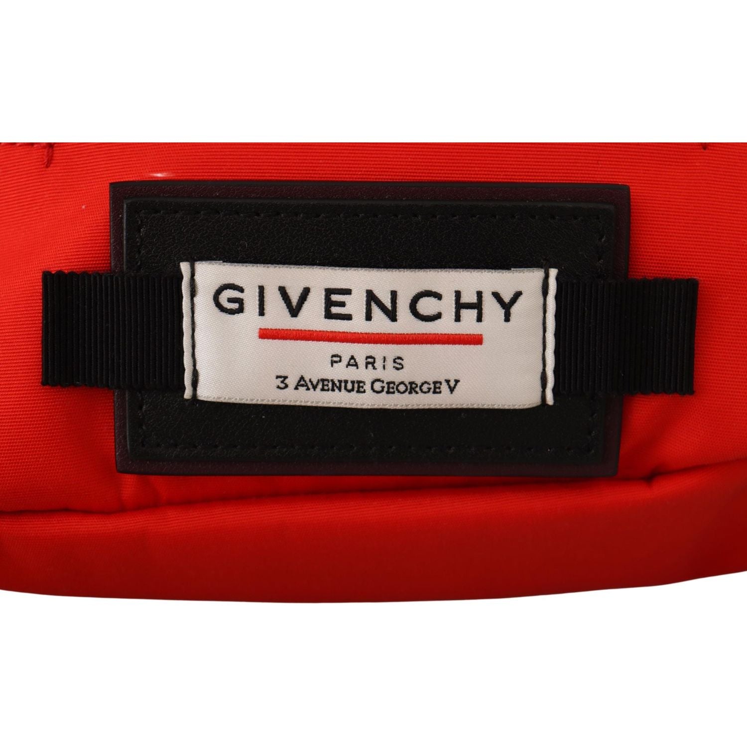 Givenchy Red Polyamide Downtown Large Bum Belt Bag