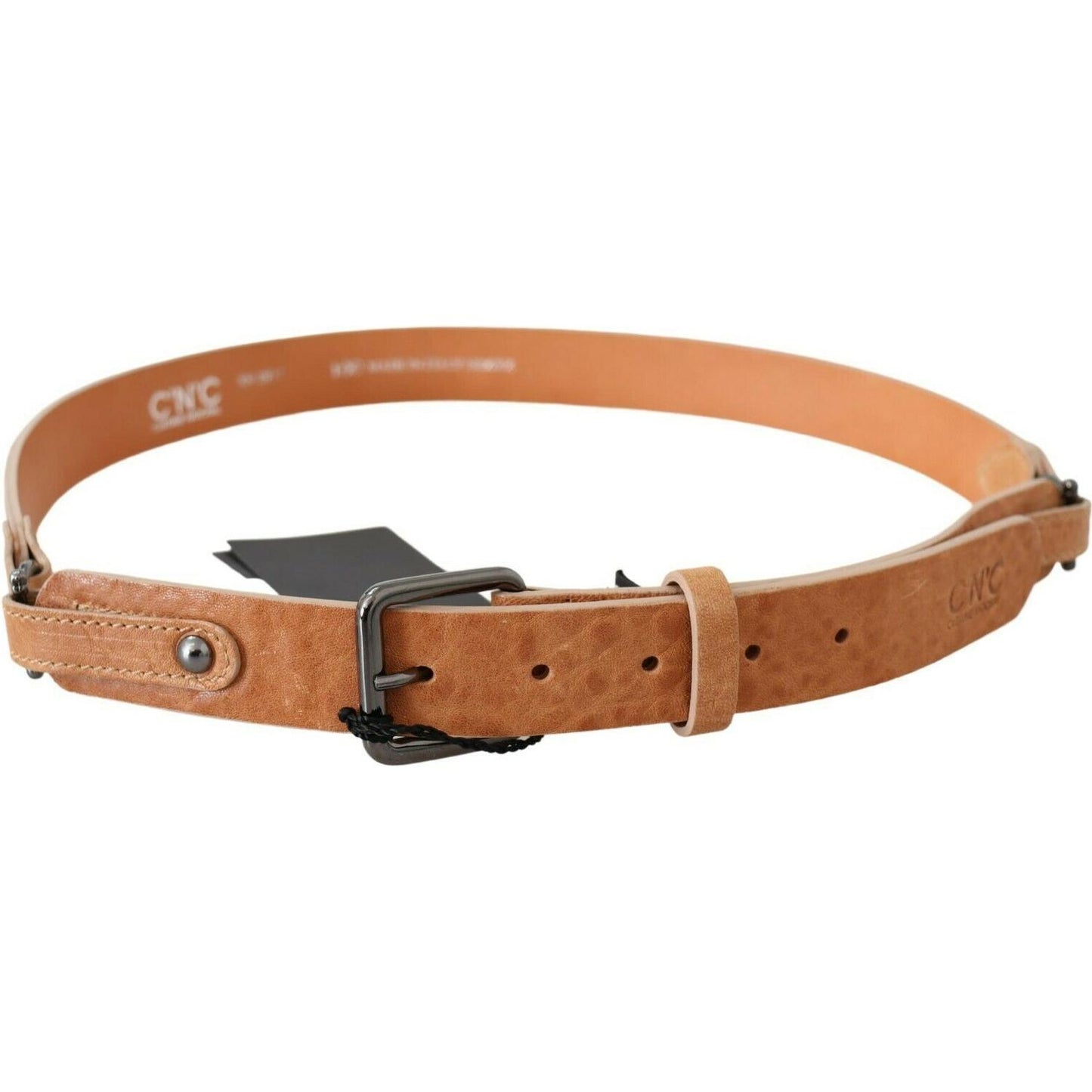 Costume National Light Brown Genuine Leather Belt Costume National