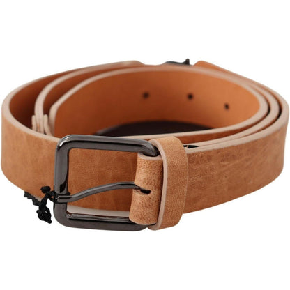 Costume National Light Brown Genuine Leather Belt Costume National