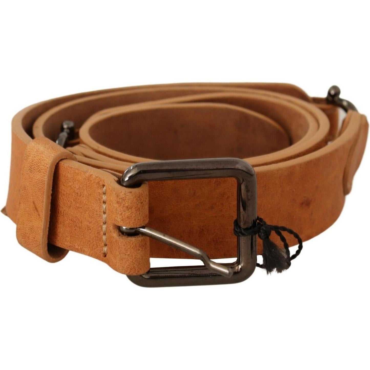 Costume National Light Brown Buckle Waist Belt Costume National