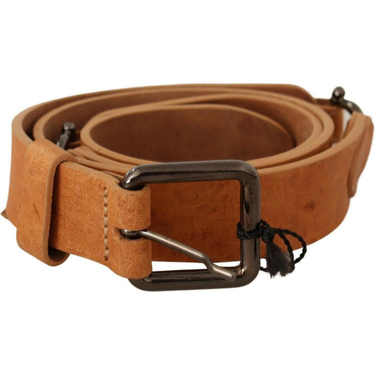Costume National Light Brown Buckle Waist Belt Costume National