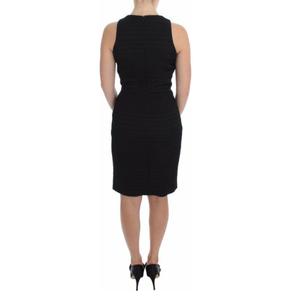 DAIZY SHELY Black Sheath Party Evening Knee Length Dress DAIZY SHELY