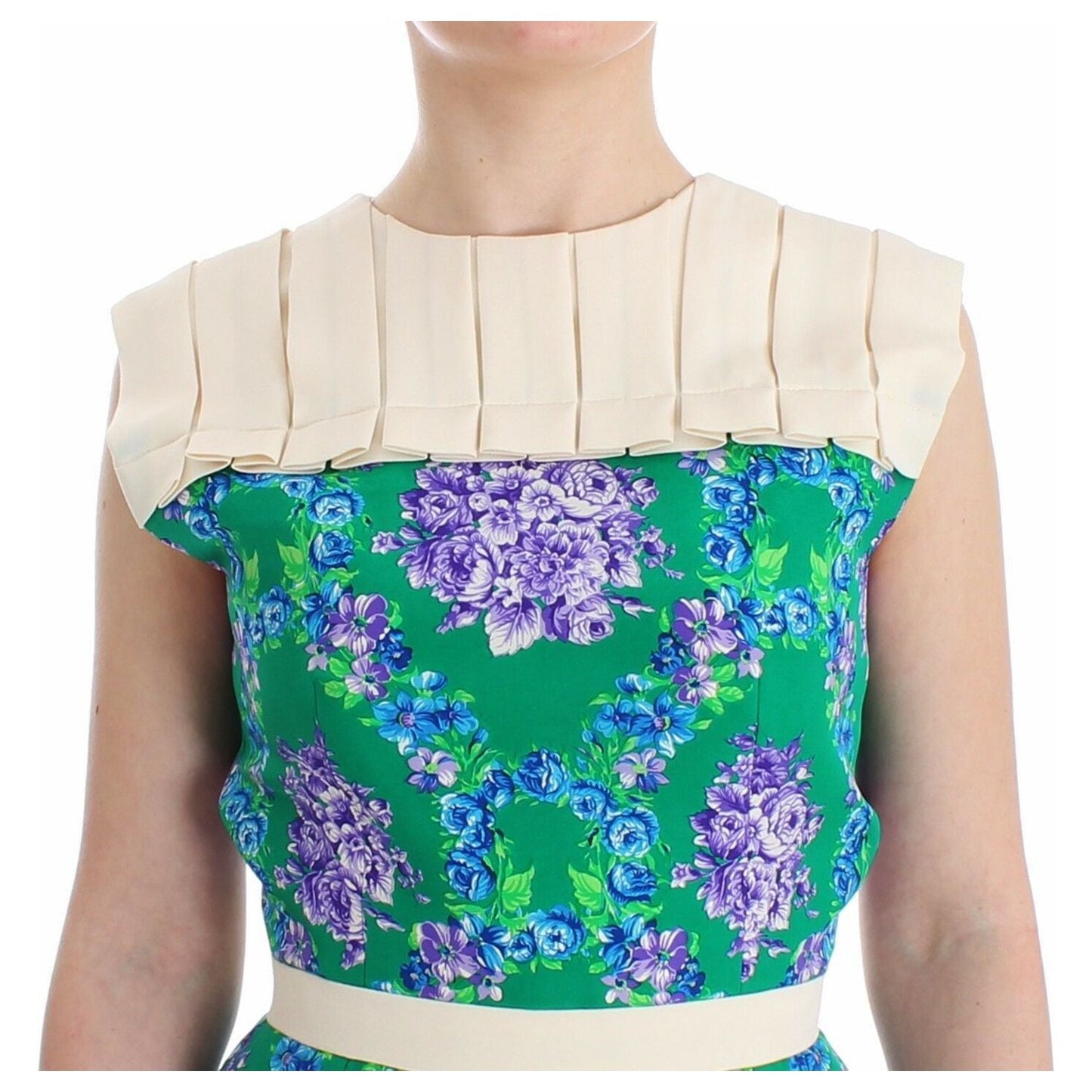 Caterina Gatta Multicolor Dress Gown Floral Sleeveless Gown Caterina Gatta