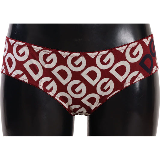 Dolce & Gabbana Multicolor DG Logo Print Slip Bottom Underwear