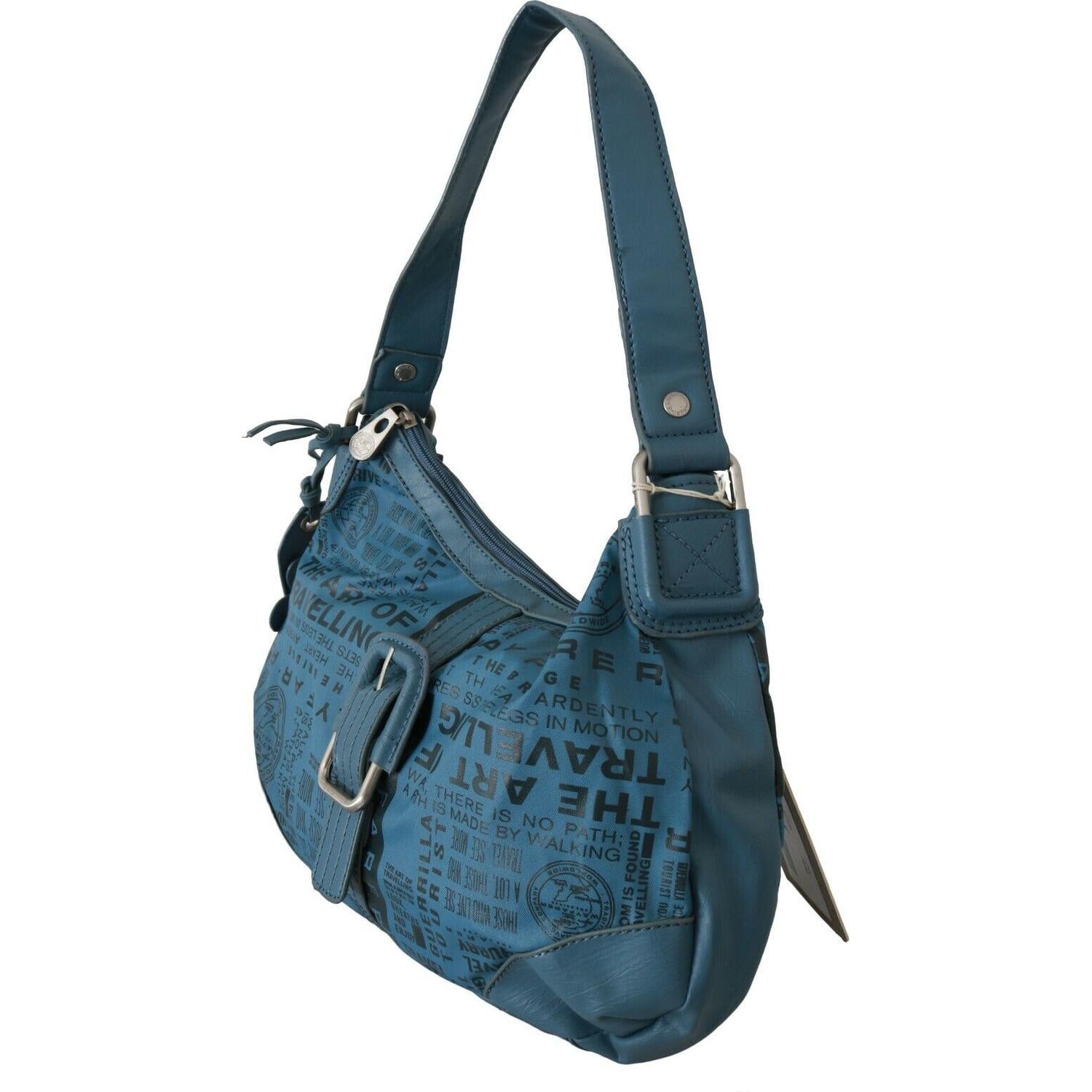 WAYFARER Shoulder Handbag Printed Purse Women Blue