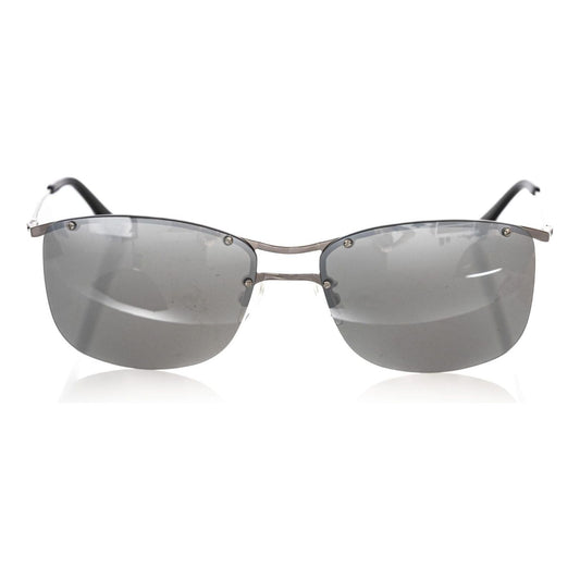 Sleek Silver Clubmaster Sunglasses