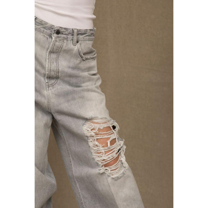 Don The Fuller Gray Cotton Jeans & Pant Don The Fuller