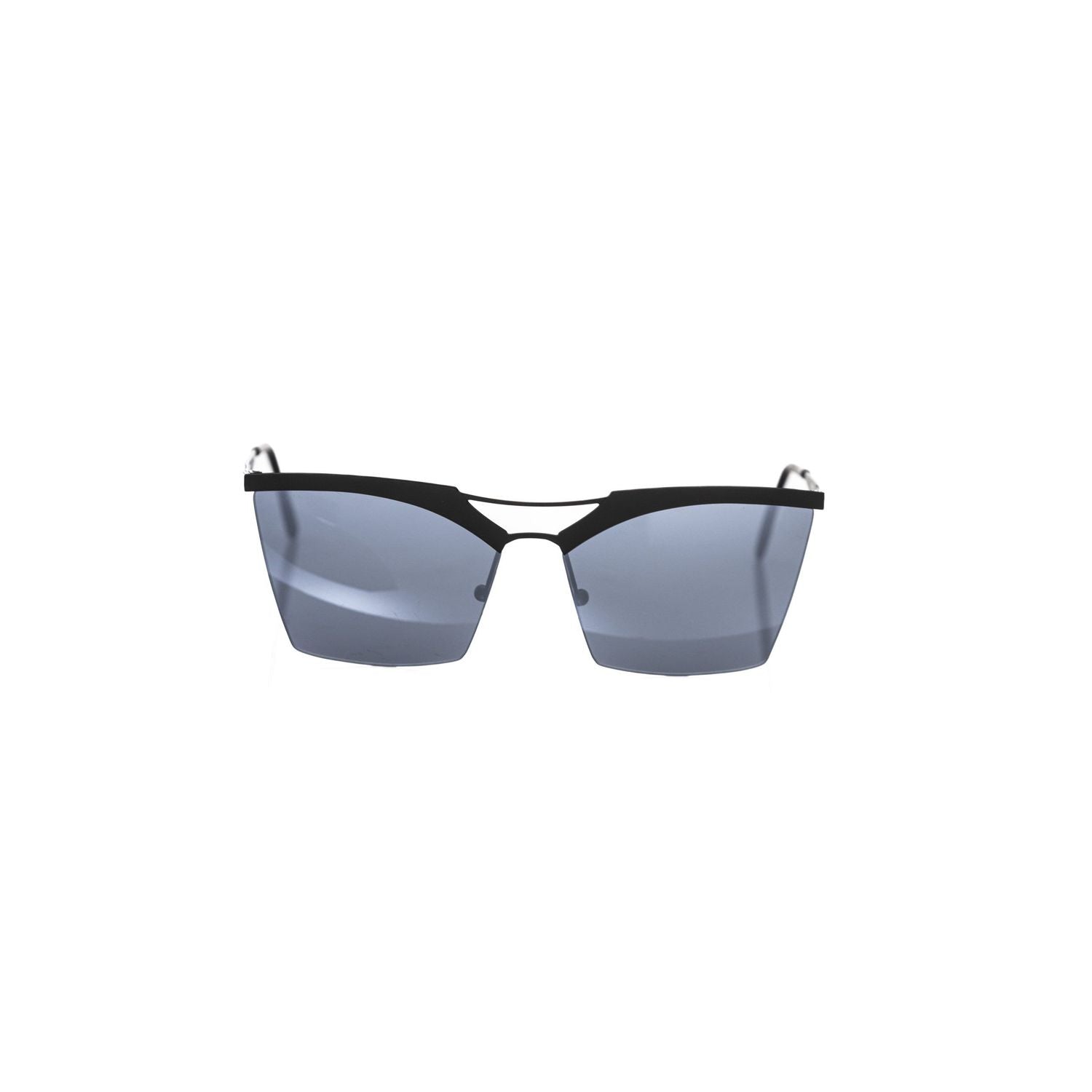 Frankie Morello Black Metallic Women's Sunglass