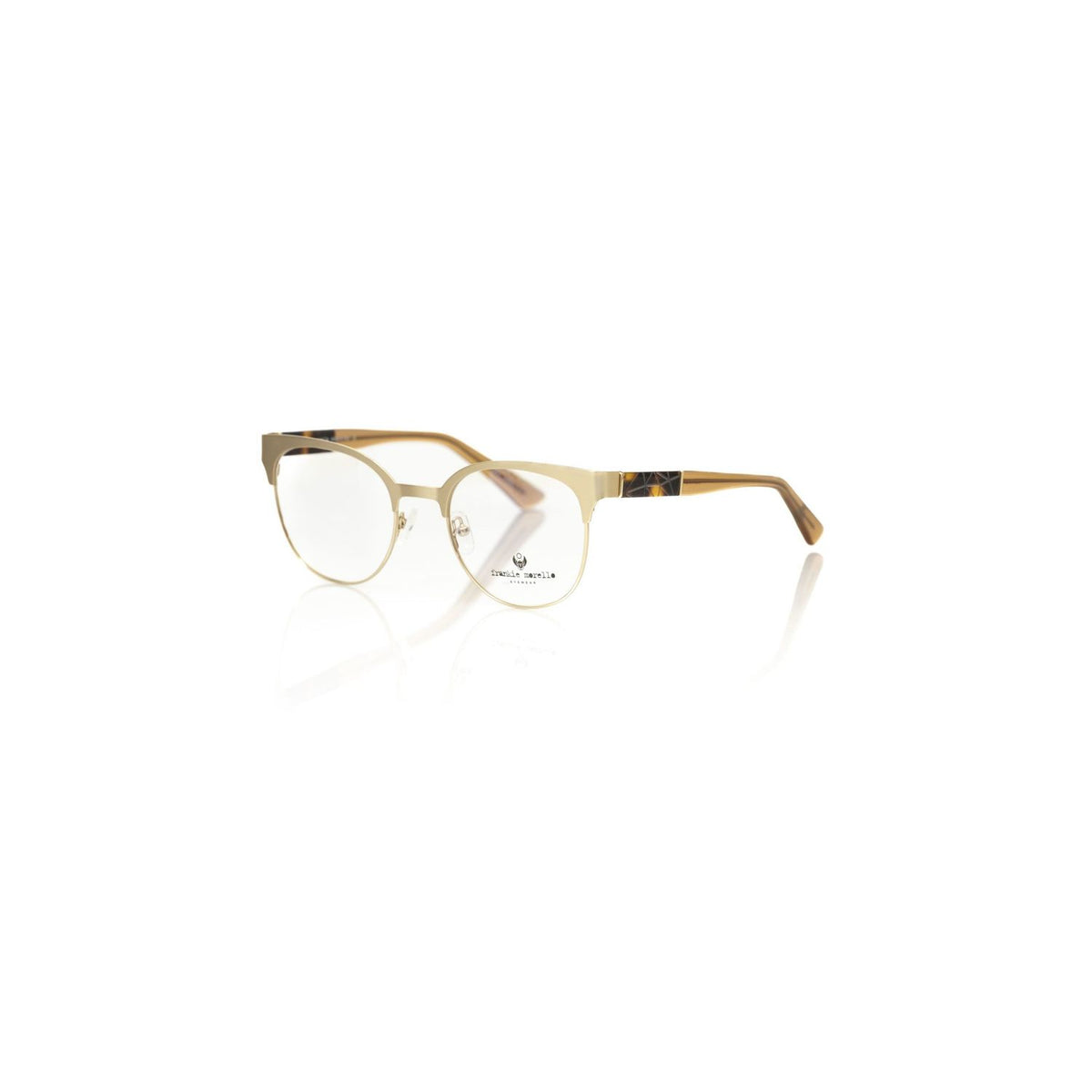 Frankie Morello Gold Acetate Women Frame