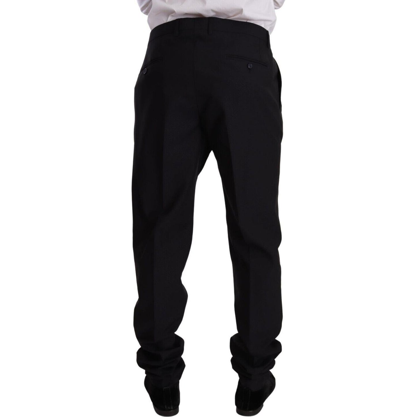 Dolce & Gabbana Blue GOLD Wool Single Breasted 2 Piece Suit Dolce & Gabbana