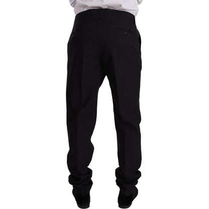 Dolce & Gabbana Blue GOLD Wool Single Breasted 2 Piece Suit Dolce & Gabbana