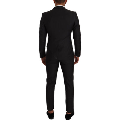 Dolce & Gabbana Black MARTINI Single Breasted 2 Piece Suit Dolce & Gabbana