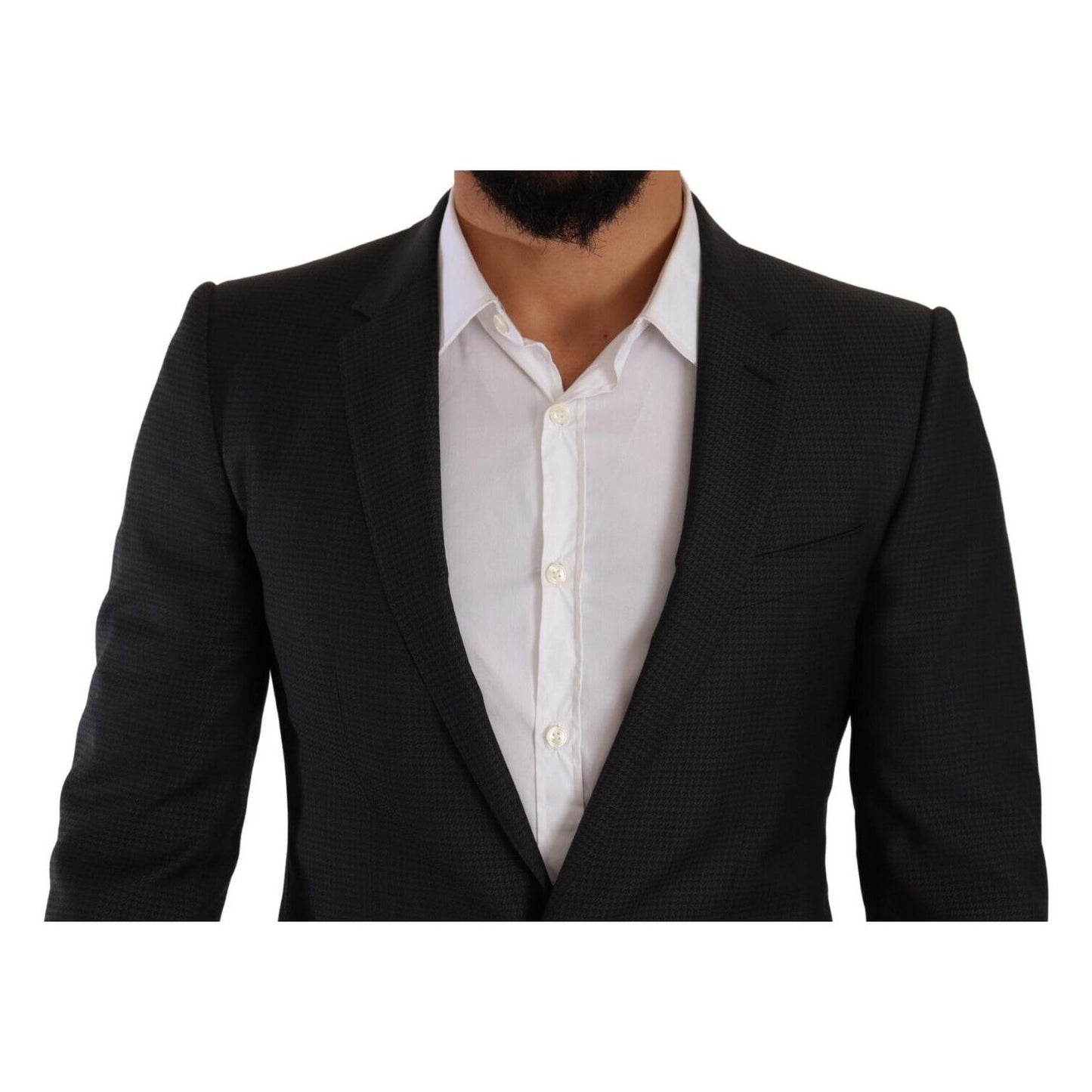 Dolce & Gabbana Black MARTINI Single Breasted 2 Piece Suit Dolce & Gabbana