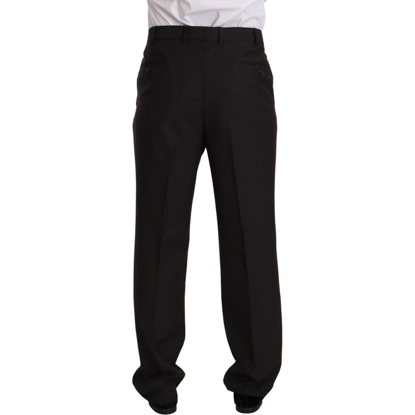 Domenico Tagliente Gray Polyester Single Breasted Formal Suit Domenico Tagliente