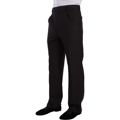 Domenico Tagliente Dark Gray Single Breasted Formal Suit Domenico Tagliente