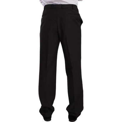 Domenico Tagliente Dark Gray Single Breasted Formal Suit Domenico Tagliente